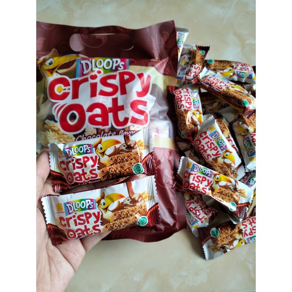 

d'loops crisky oats 200 gr is 20 pcs dloops