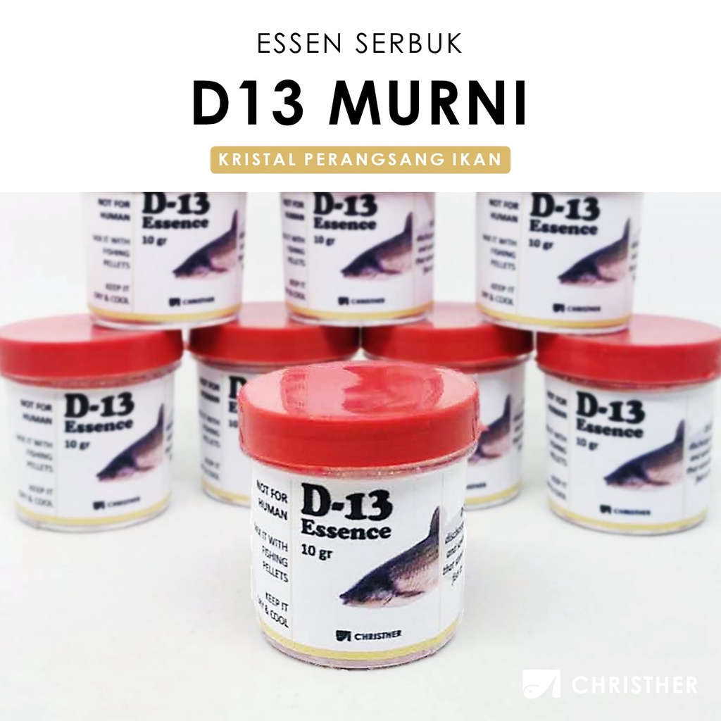 Essen Pancing SERBUK KRISTAL D-13 / Perangsang Umpan Essence Fishing Attractant Catch Scent