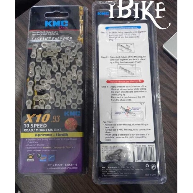 Chain Rantai KMC 10 Speed Silver