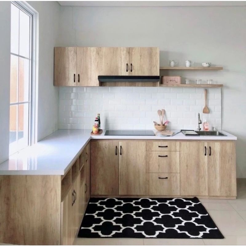 kitchen Set HPL Taco minimalis Menjadi Ruangan Dapur Lebih terkesan Mewah dan elegan