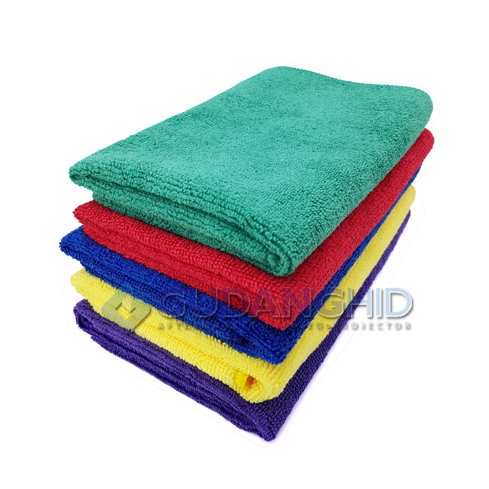 Kain Lap Microfiber Detailing 40x40cm Tebal 350GSM Wax Poles Coating Kualitas Premium