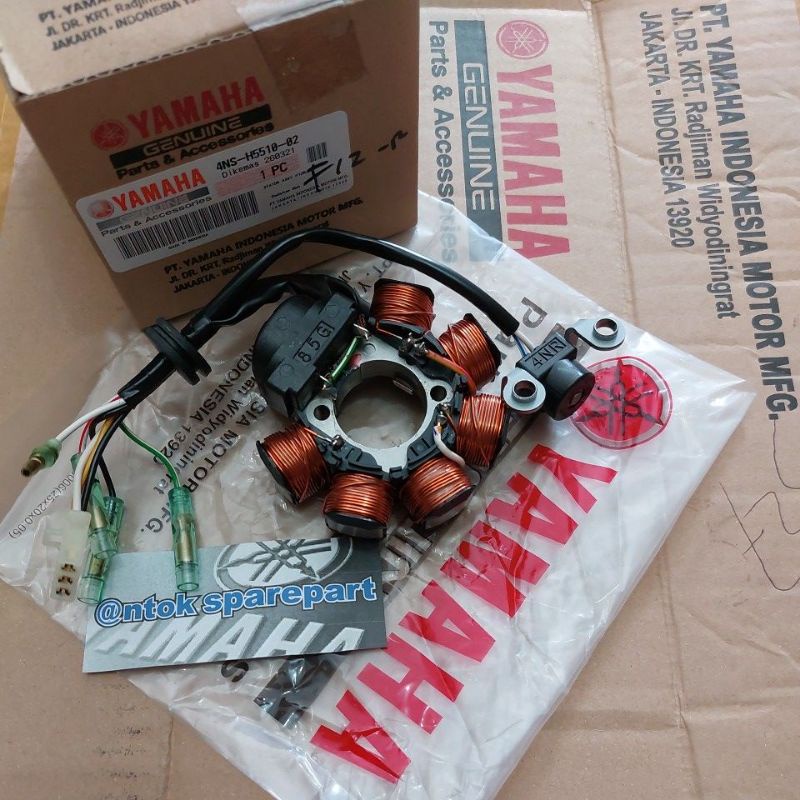 Spull Spool Stator Assy Komplit Pulser FIZR FIZ R FIZ-R Original Genuine Yamaha 4NS-H5510-02