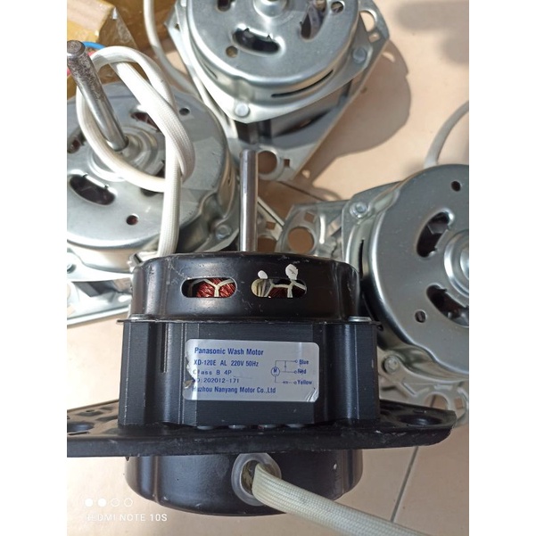 DINAMO WASH MESIN CUCI  PANASONIC KAKI 3 AS 10mm Panasonic wash motor XD-120AL Original 6-8kg