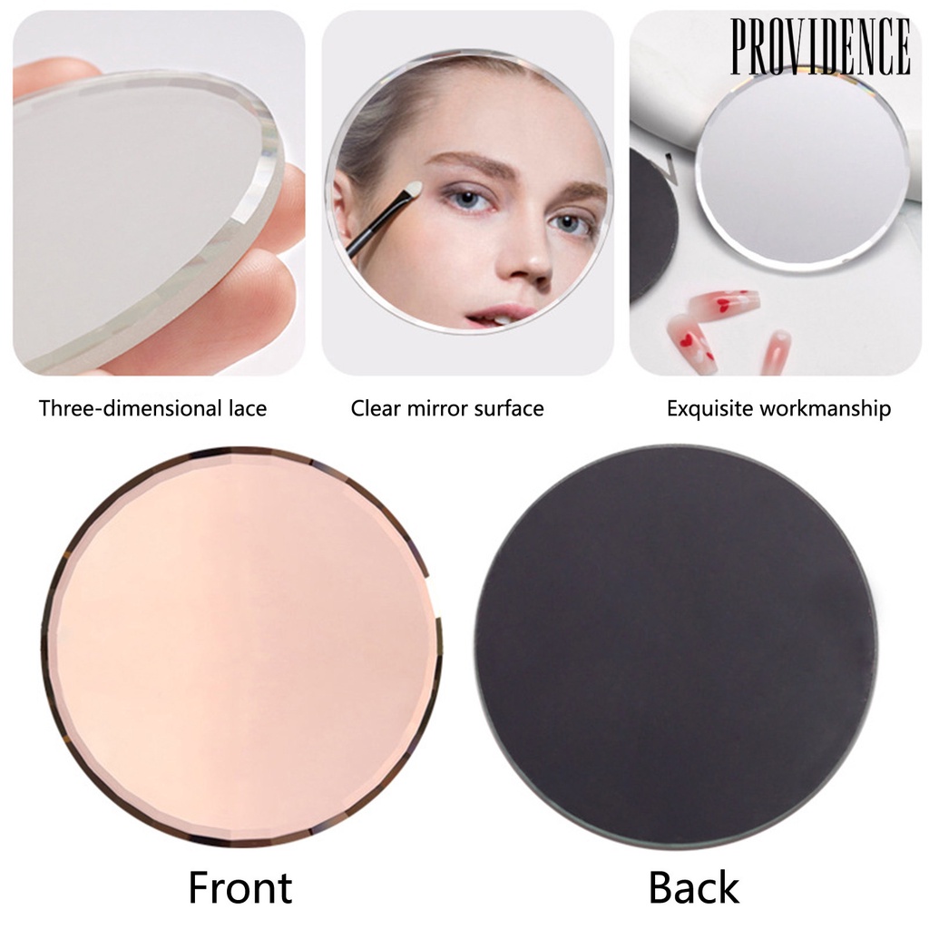 Providence Palet Display Warna Kutek Bentuk Bulat Motif Lace Untuk Nail Art / Manicure DIY