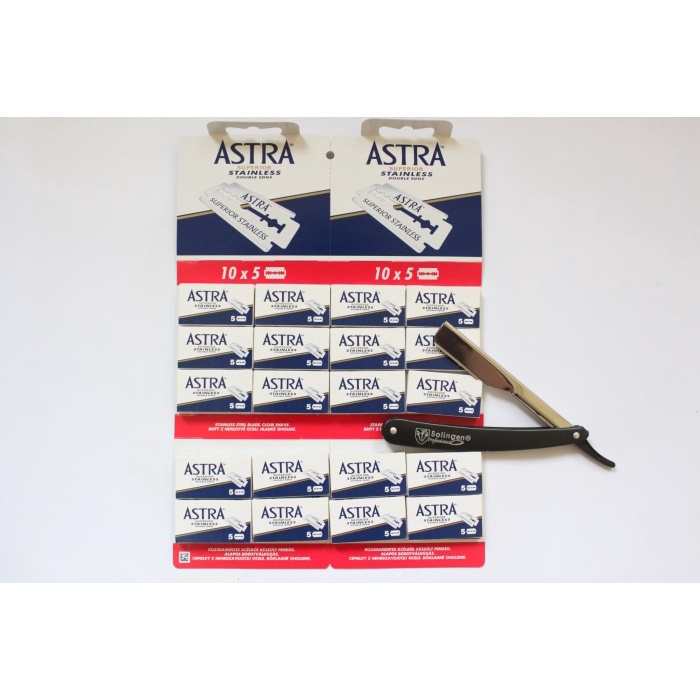 Bundling Silet Astra & Razor / Pisau Cukur Silet Solingen