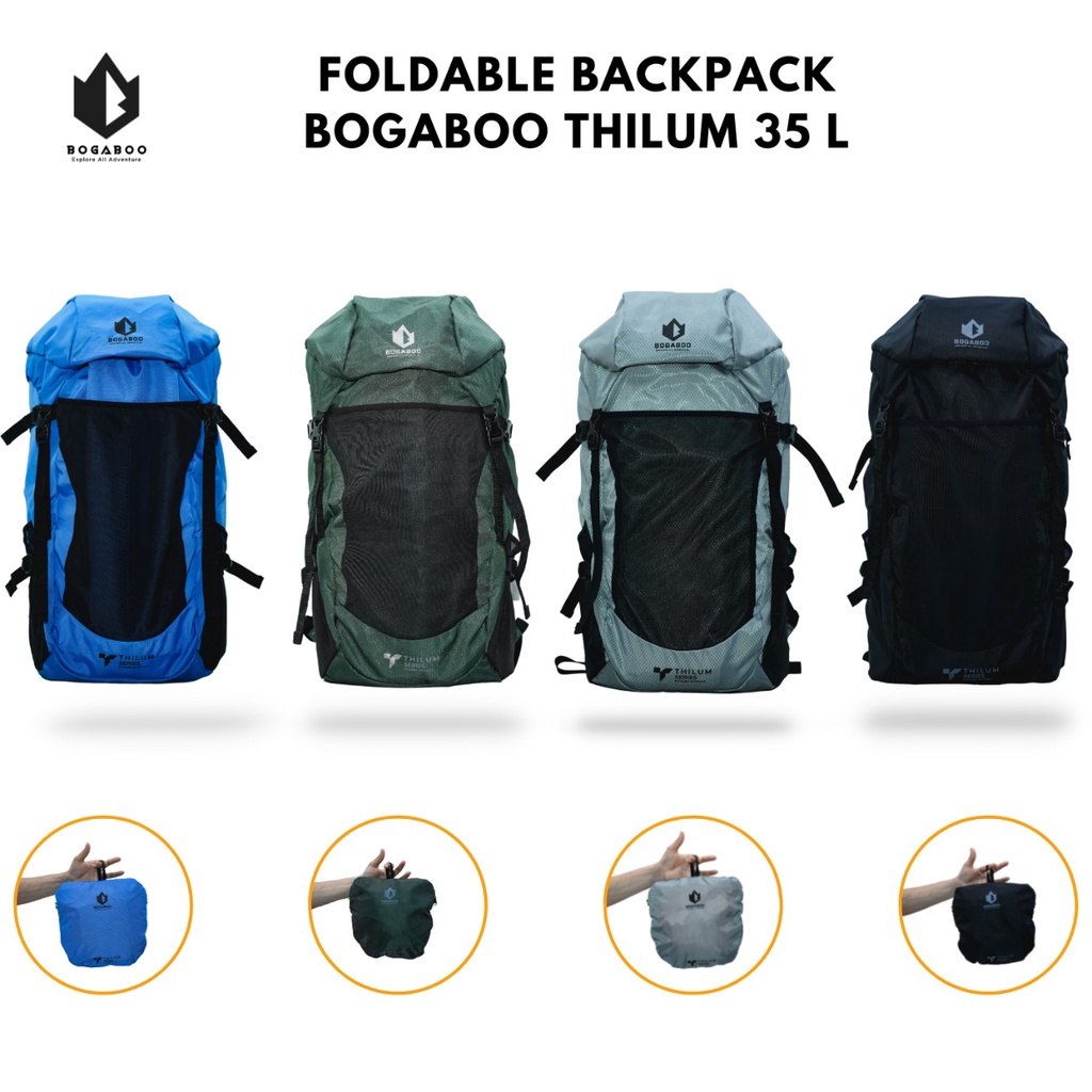 FOLDABLE BACKPACK BOGABOO 35 LITER THILUM - TAS  WATERPROOF - TAS SUMMIT - TAS CARRIER LIPAT - TAS R
