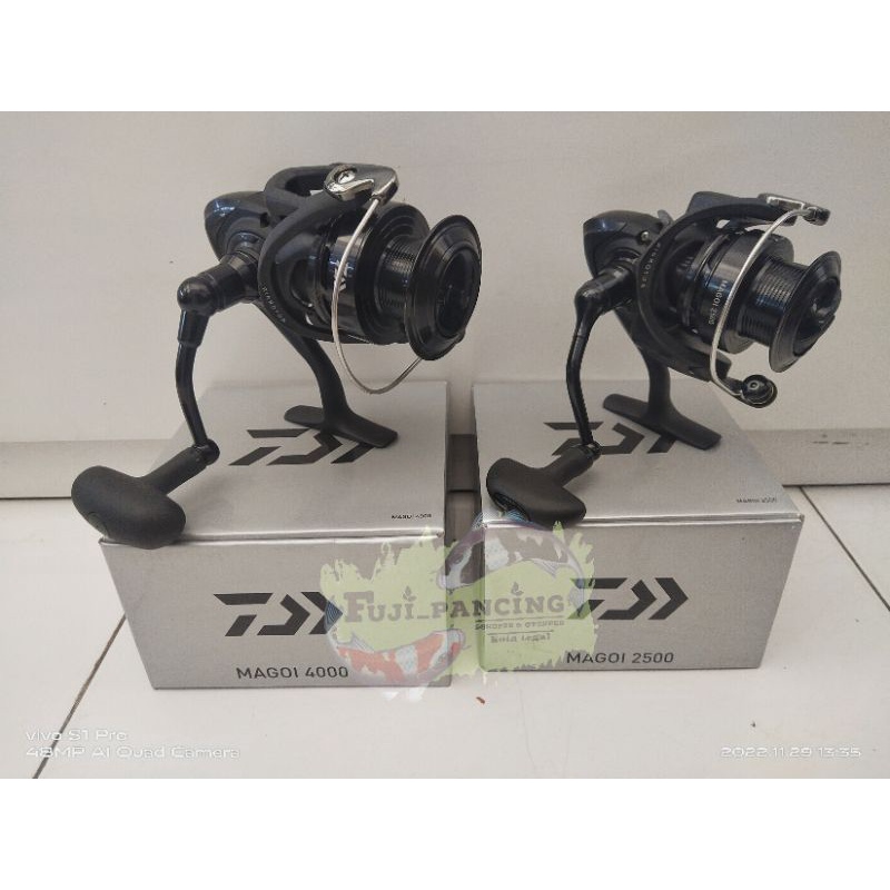 Rell Daiwa MAGOI 2500, 4000.       -Dapat pelindung packing 3 lapis-