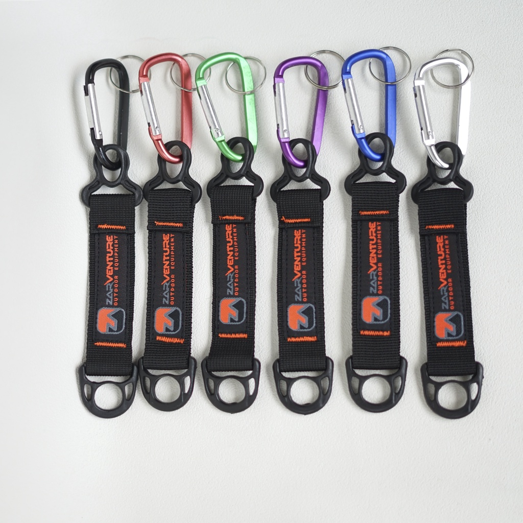 Strap Gantungan Kunci Carabiner Keychain Zarventure