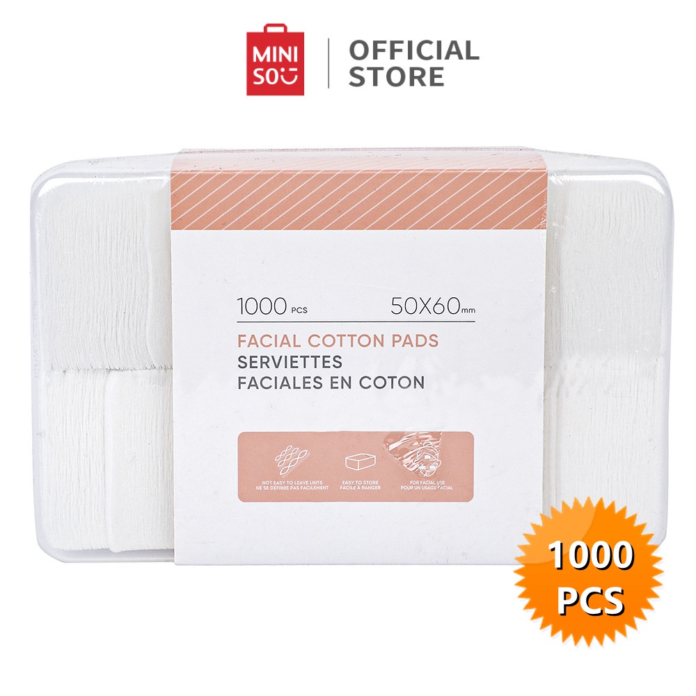 Jual MINISO Official Kapas Wajah Tipis 1000 pcs / Kapas Toner Facial