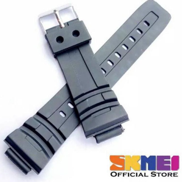 Strap Tali Jam Tangan SKMEI 1472 Rubber Jam Skmei 1472 Warna Hitam