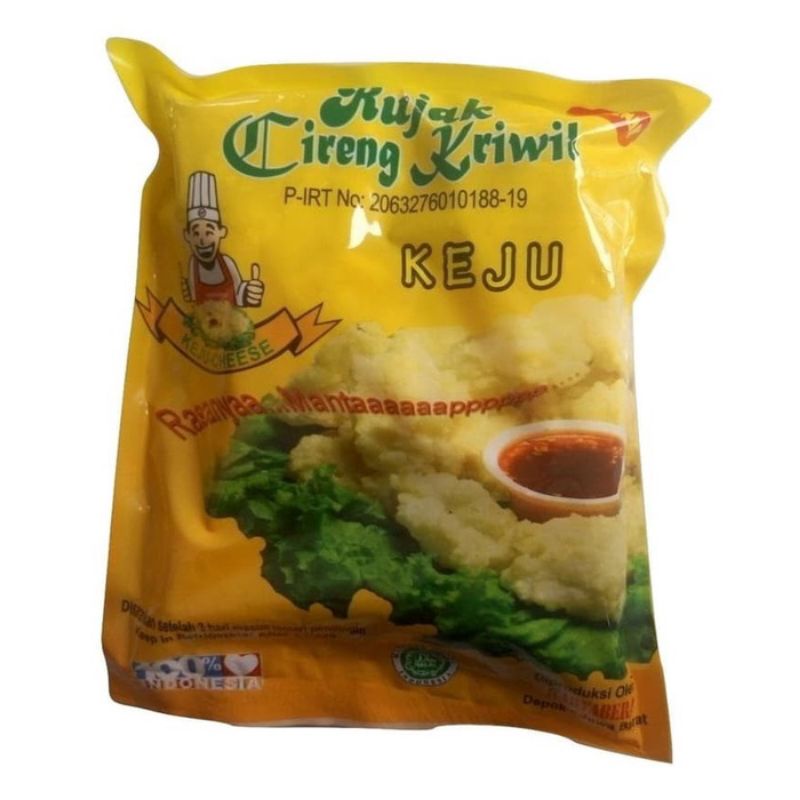 

Rujak Cireng Kriwil Keju 400gr