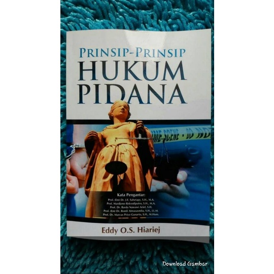 Buku Pidana Prinsip-Prinsip Hukum Pidana Eddy O.S. Hiariej