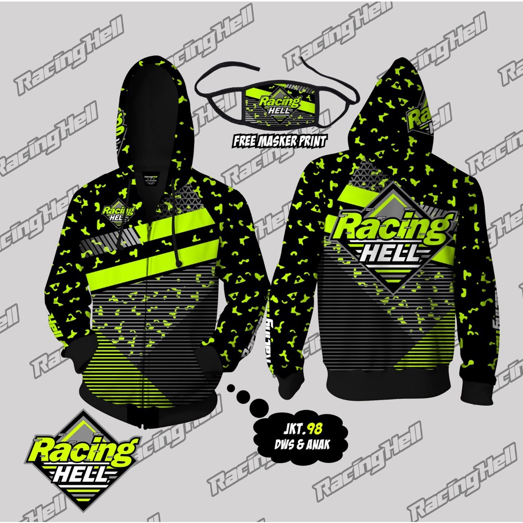 Jacket Anak Harian | Jacket Motor Anak Racinghell