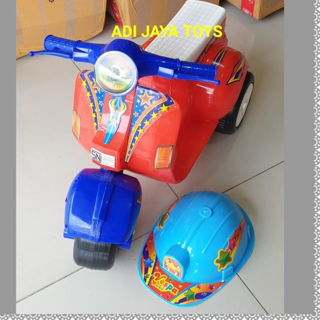 MAINAN VESPA MINI ANAK / MOBIL DORONG ANAK / SEPEDA ANAK / VESPA ANAK