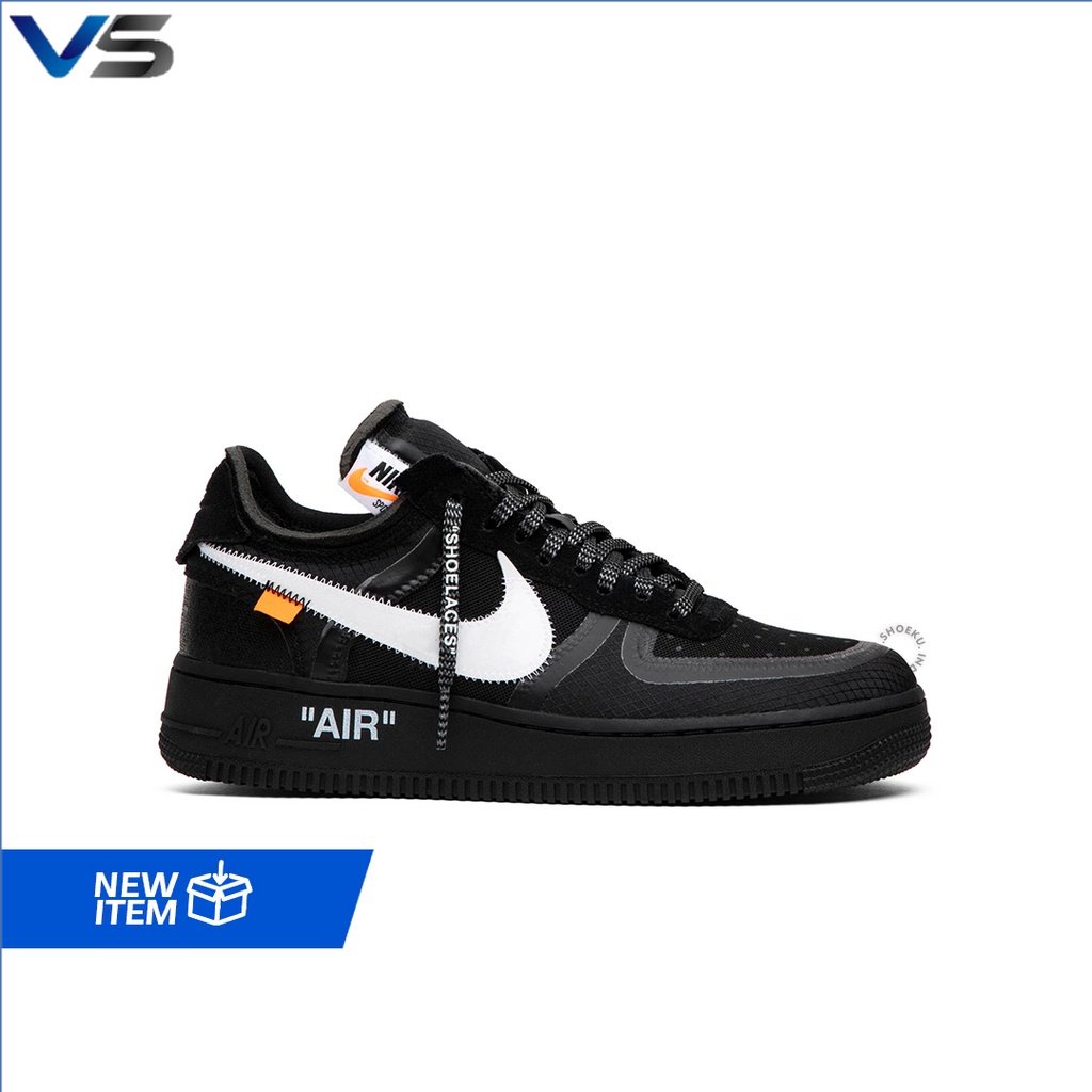 Sneakers Off-White x Air Force 1 Low 'Black' L3 Sepatu