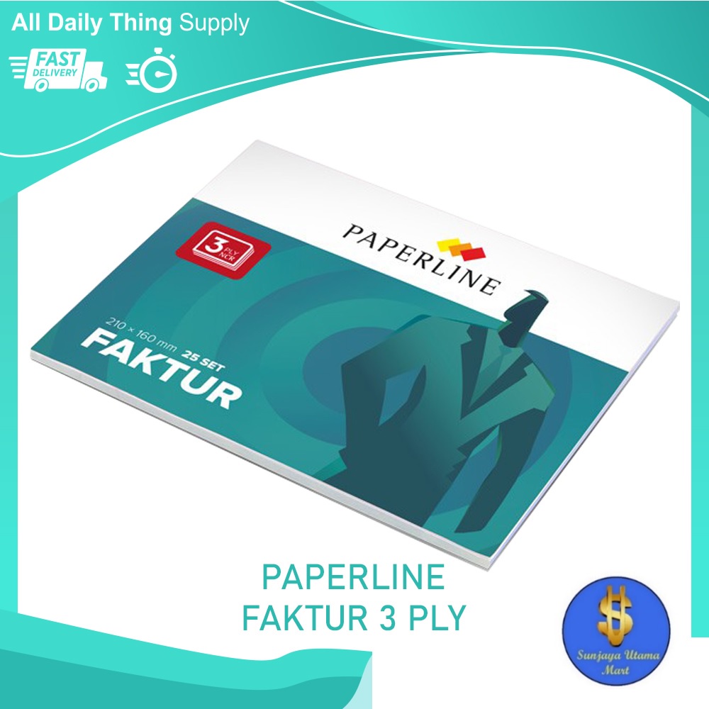 

Nota Faktur Paperline 3 Ply NCR 210x160mm 25 Set