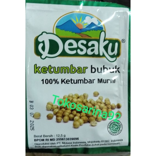 

Desaku ketumbar bubuk sachet