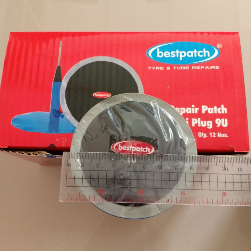 Bestpatch Uni Plug 9U Per Pcs / Biji / Lembar - Karet Tambal Ban Payung - Best - Bestpatch