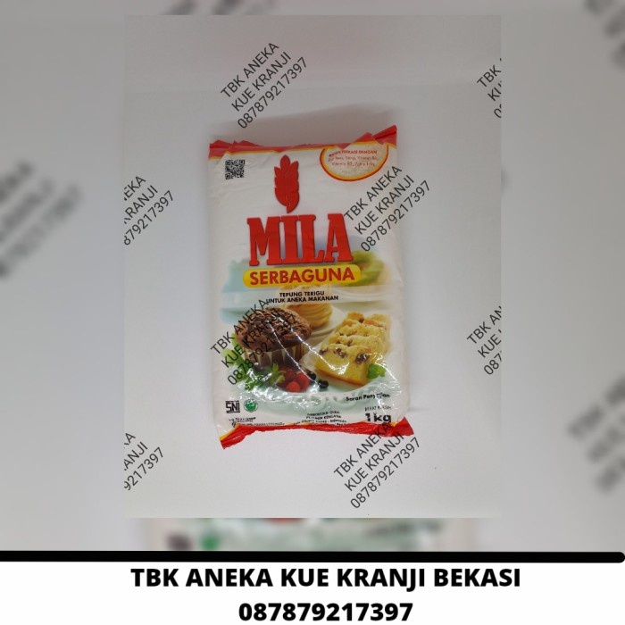 

Mila 1 Dus/Terigu Serba Guna/1Kgx10 Pc/Setara Segitiga/Via Jne/Cargo