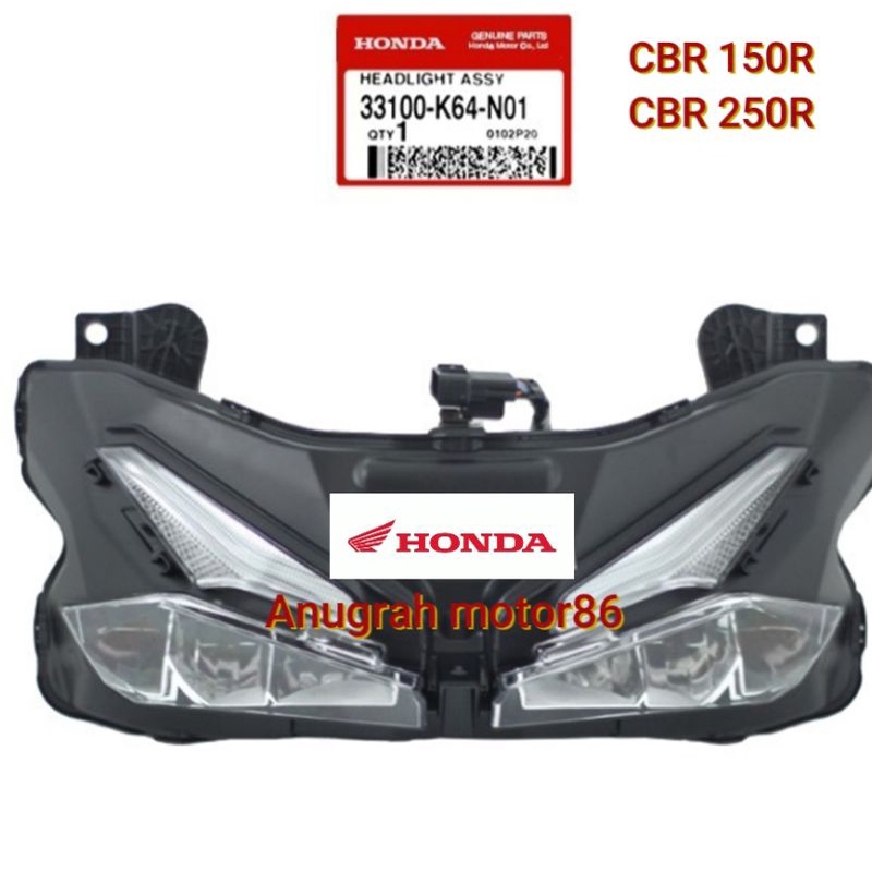 33100-K64-N01 Headlight Assy Lampu Depan Reflektor Depan New CBR 2500R