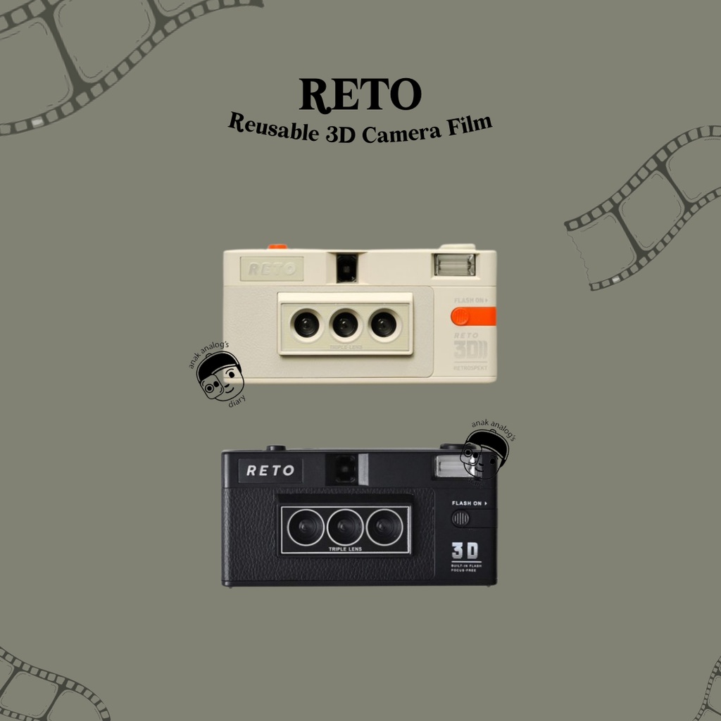 RETO 3D Film Camera Kamera Film 3D