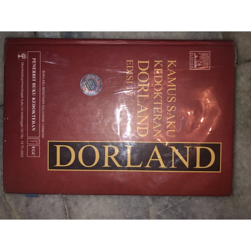 Preloved buku bekas ORI kedokteran buku saku DORLAND edisi 28