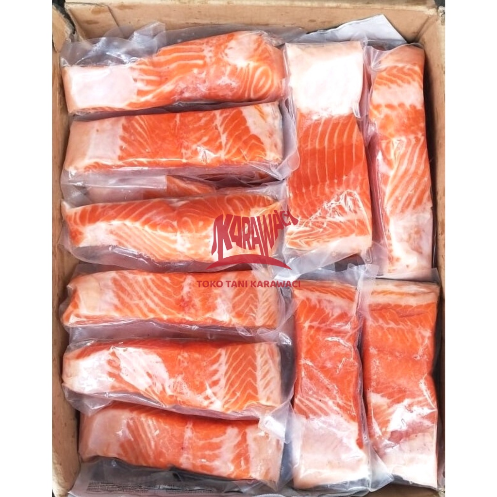 

Ikan Salmon Fillet / Salmon Fillet Norwegia @200gr - PREMIUM
