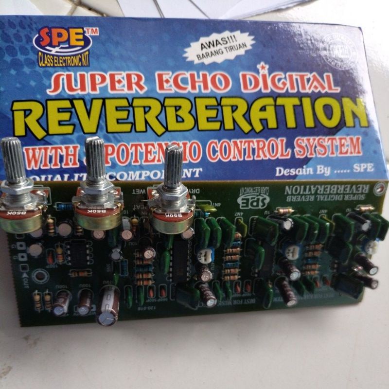 ECHO REVERB 3 IC 3 POT MEREK &quot;SPEED&quot;