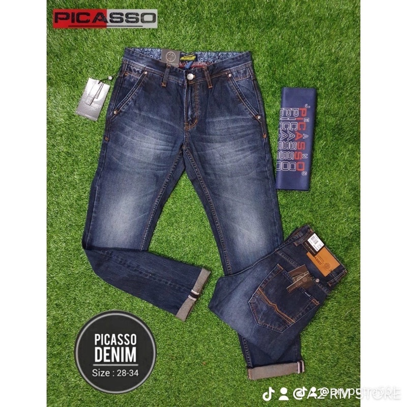 CELANA PANJANG JEANS PICASSO SLIM FIT ORIGINAL JEANS PICASSO ORIGINAL CRR WE LANA