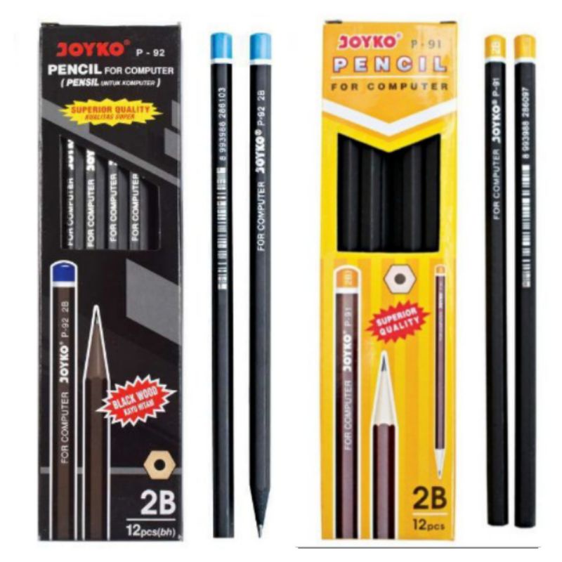 

Pensil 2B joyko p- 92..isi 12 pcs.