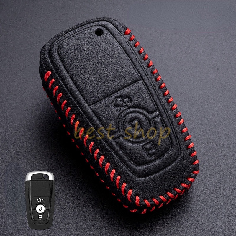 Case Remote Kunci Mobil FORD Bahan Kulit