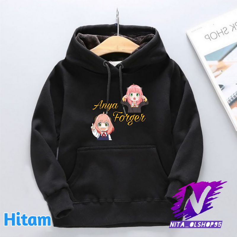 hoodie anak anya lucu sweatar anak anime spy x family anya forget