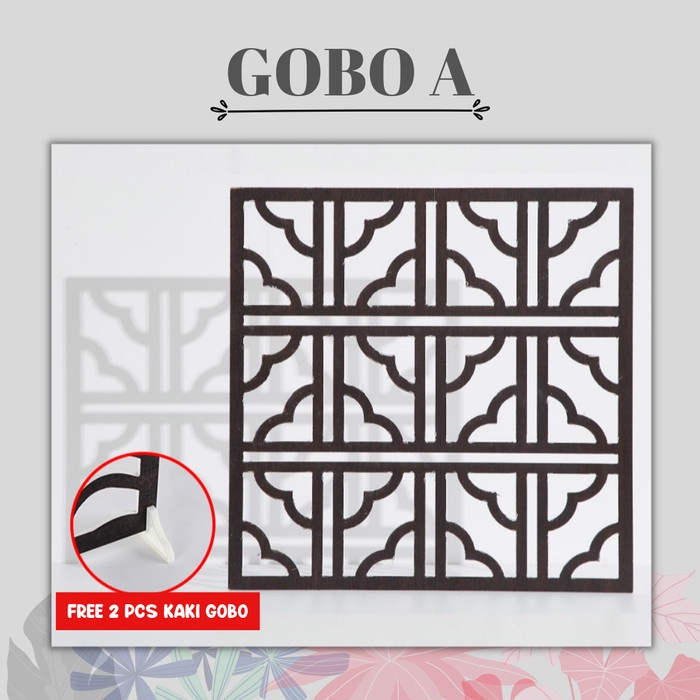 Gobo pengatur bayangan untuk props foto - GOBO A