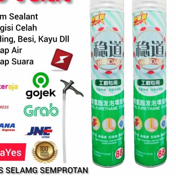 

PU Sealant Foam Spray PU Busa Foam Sealant Polyurethane Foam PU Foam - Kaleng Coklat