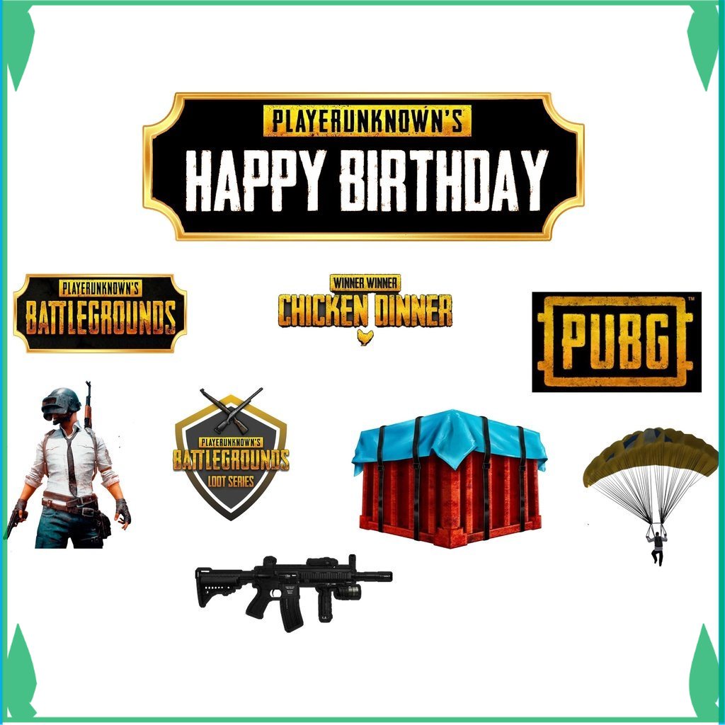 

TOPER KUE TOPPER CAKE ULANG TAHUN / HIASAN KUE CUSTOM PUBG FADHILSOUVENIR