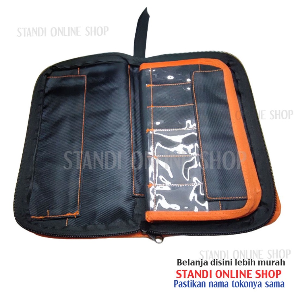 Tas Penyimpanan Lishi 2 in 1 Tool Bag Special Carry Bag Case Locksmith Ahli Tukang Kunci