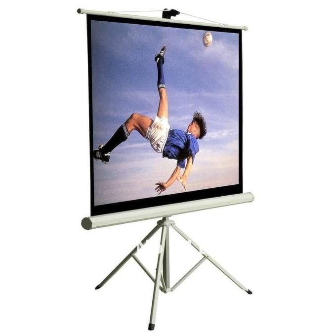 Jual Layar Proyektor Screen Projector Tripod 70 Inch Shopee Indonesia 1830