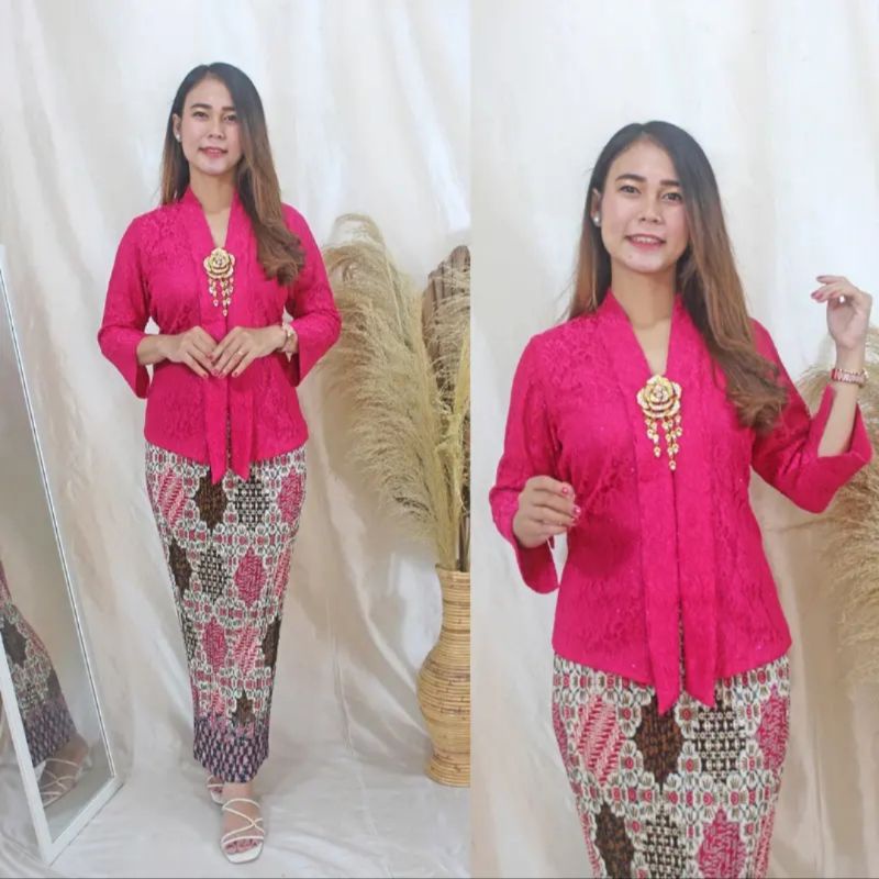 IndahKebaya | SETELAN KEBAYA FLOY BROKAT JUMBO / KEBAYA BIG SIZE KUTUBARU ENCIM BUSUI / KEBAYA WISUDA KONDANGAN NATALAN KARTINI PESTA ACARA SERAGAM / WARNA WARDAH SAGE LAVENDER HITAM PUTIH SILVER SALEM FANTA MAROON MERAH HIJAU BOTOL GOLD MOCCA