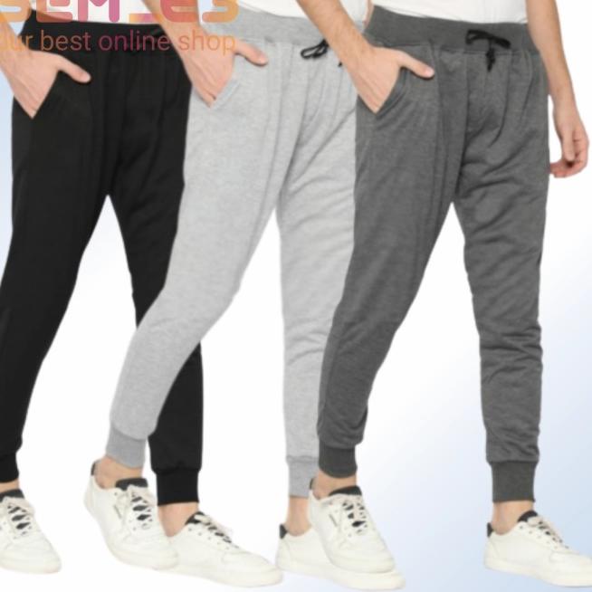 3pcs Celana joger panjang , 3pcs celana Jogger dapat 3pcs Celana joger - 3 celana kolor
