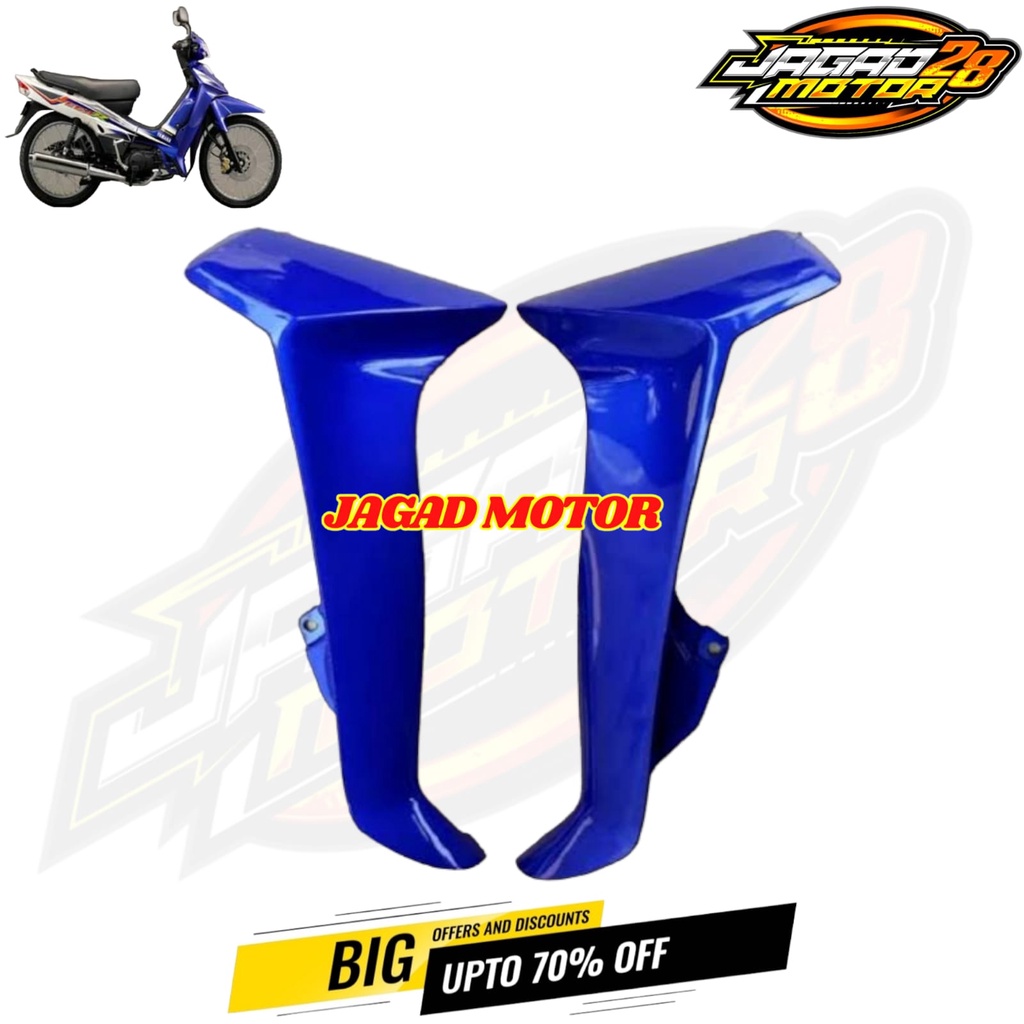 Sayap Luar Yamaha Vega R Lama Biru / Cover Sayap Luar Vega R Lama Biru / Legshield Luar Vega R Lama Biru