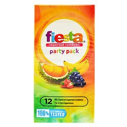 FIESTA Party Pack 12's ~ Alat Kontrasepsi Pria..untuk Hubungan Pasutri   [HERBALStore]