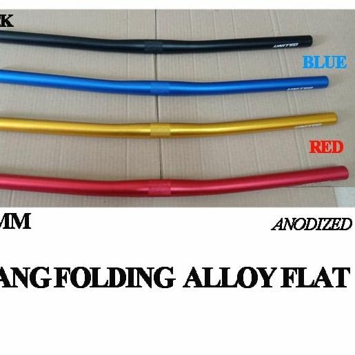 Handle Bar Folding Raze Flat Bar 580MM Alloy - Hitam
