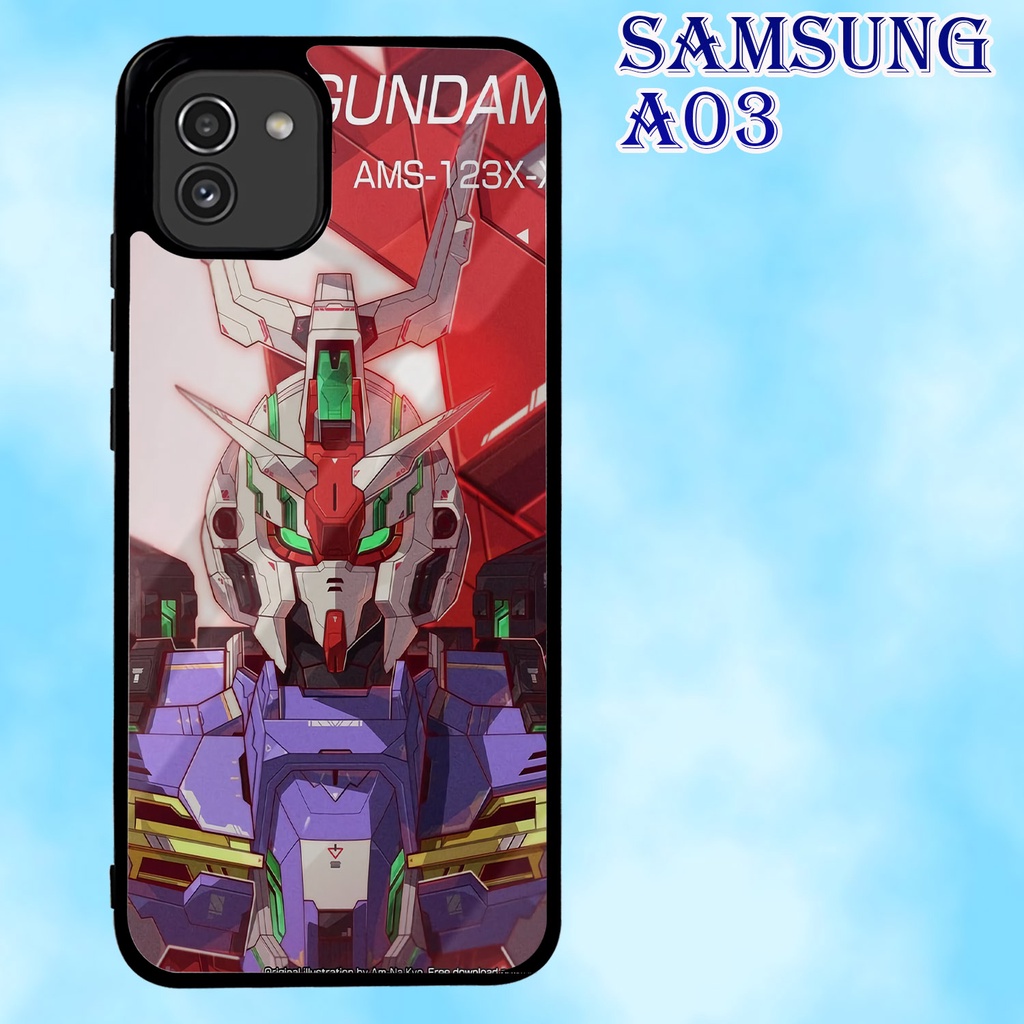 Case Kilau Samsung A03 | Casing Hp Glossy | Motif Gundam