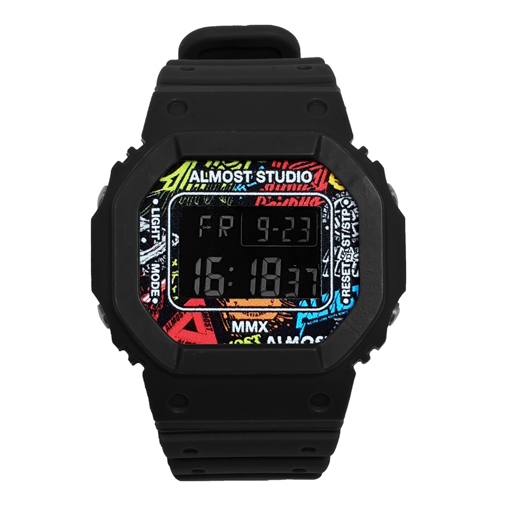 Almost Studio - Jam Tangan Digital - INFINITE - BLACK