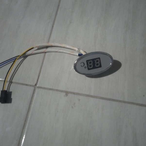 AKPA LED Display Tampilan Suhu Water Heater Gas LPG Bellano - OVAL