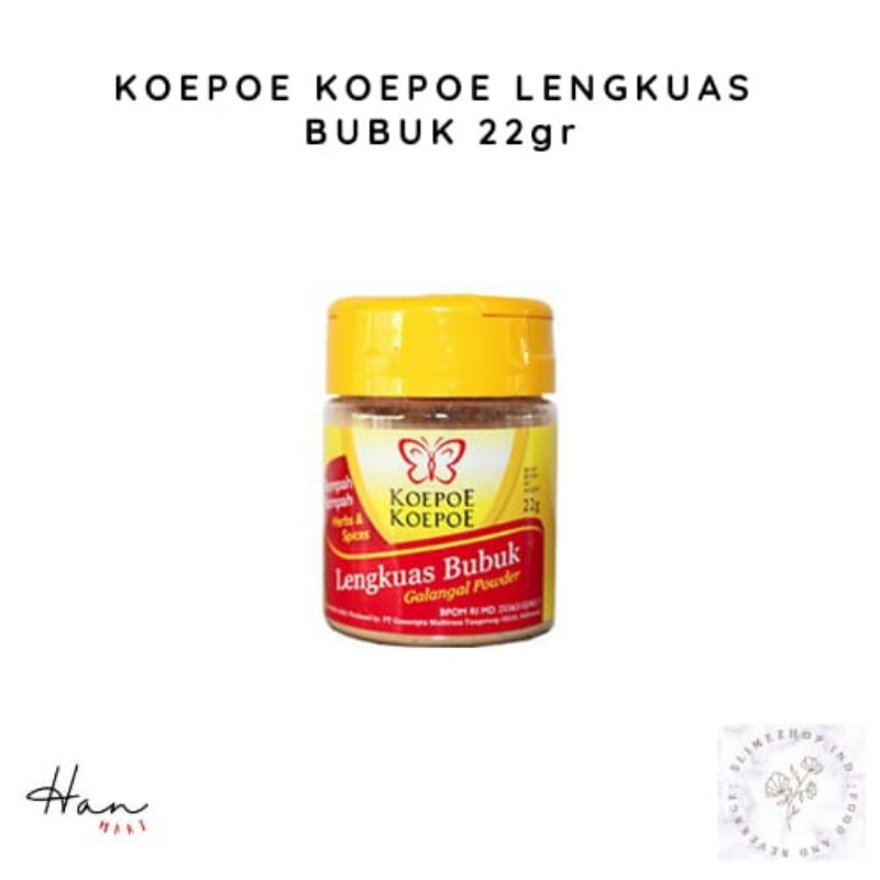 

KOEPOE-KOEPOE LENGKUAS BUBUK 22gr