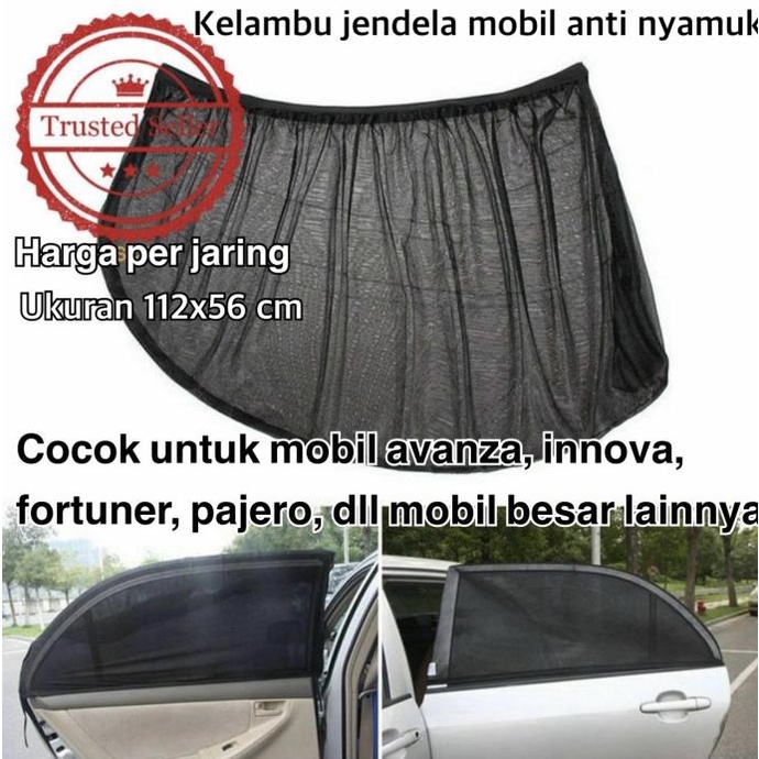 KELAMBU JARING TIRAI JENDELA MOBIL ANTI NYAMUK ANTI DEBU ANTI UV