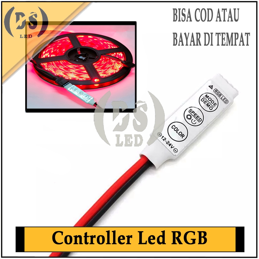 Modul Led RGB mini / Controller LED Strip RGB 12-24V / Modul Led RGB Dimmer Controller RGB