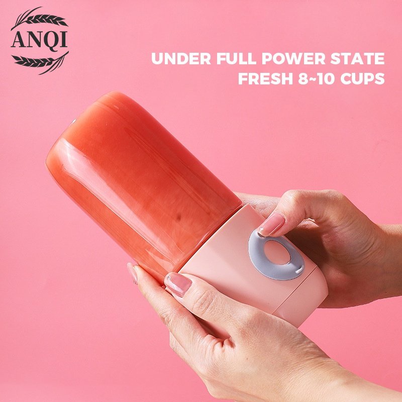 ANQI 1888 Blender Juicer Juicer Portable Mini Juicer 500ML Botol Juice Cup USB Blander VS-1852