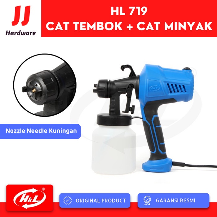 Spray Gun Electric H&L HL 719 Alat Semprot Cat Minyak Tembok Elektrik